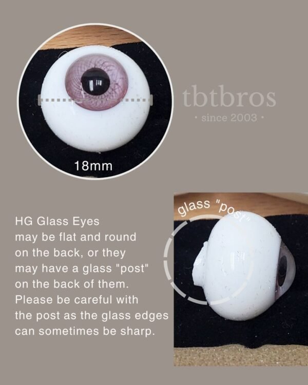 18mm Glass eyes (Volks #HG18-6947)