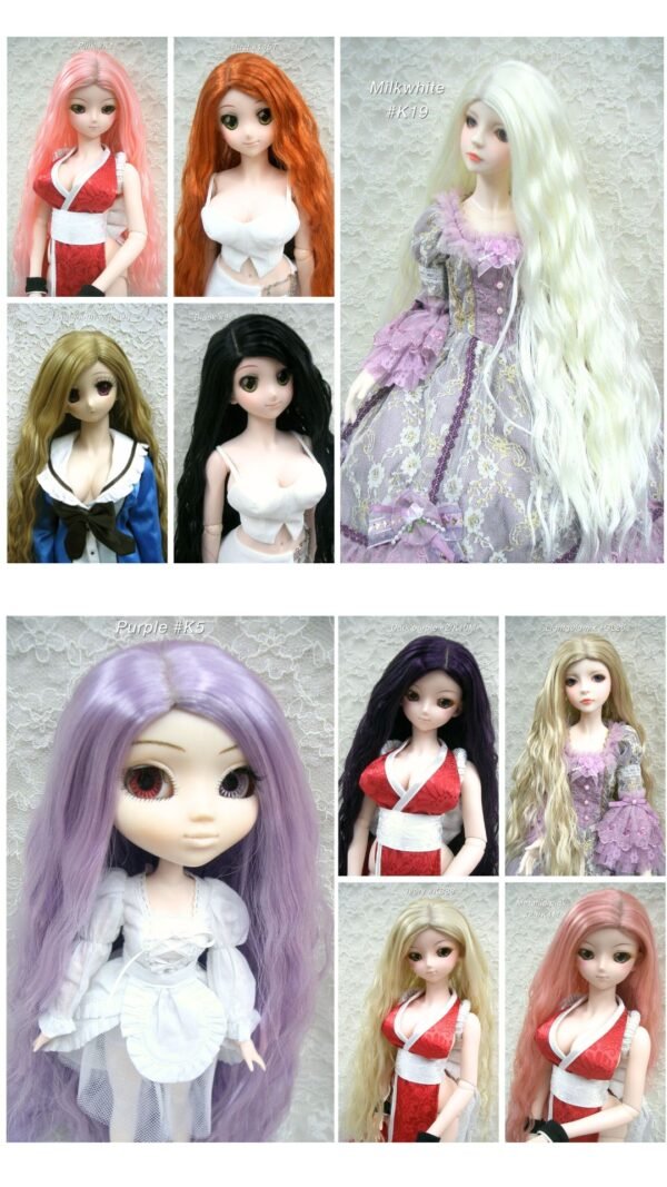 Wig / 8-9 inch / Soft Long Wave (Rust #145T)