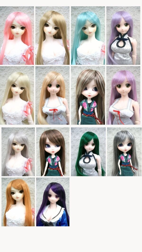 Wig / 8-9 inch / Long Gradation Layer (Ash yellow #60/K2M)