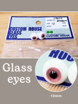Custom House-10mm-Cherry Blossom-4 10mm Glass eyes (Custom House #Cherry Blossom)