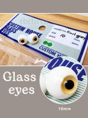 10mm Glass eyes (Custom House #Earl Grey)