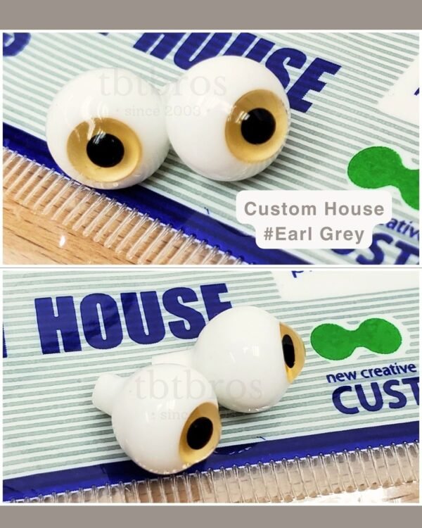 10mm Glass eyes (Custom House #Earl Grey)