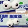 10mm Glass eyes (Custom House #Snow Pink)