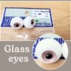 20mm Glass eyes (Custom House #Rose Pink)
