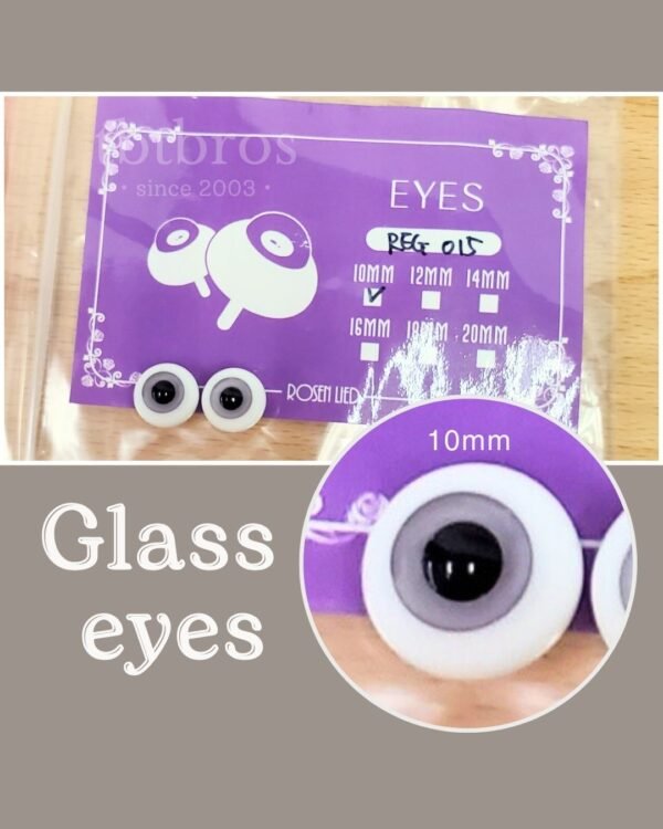 10mm Glass eyes (Rosen Lied #REG015)