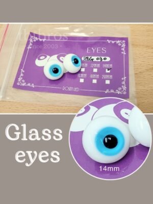 14mm Glass eyes (Rosen Lied #REG030)