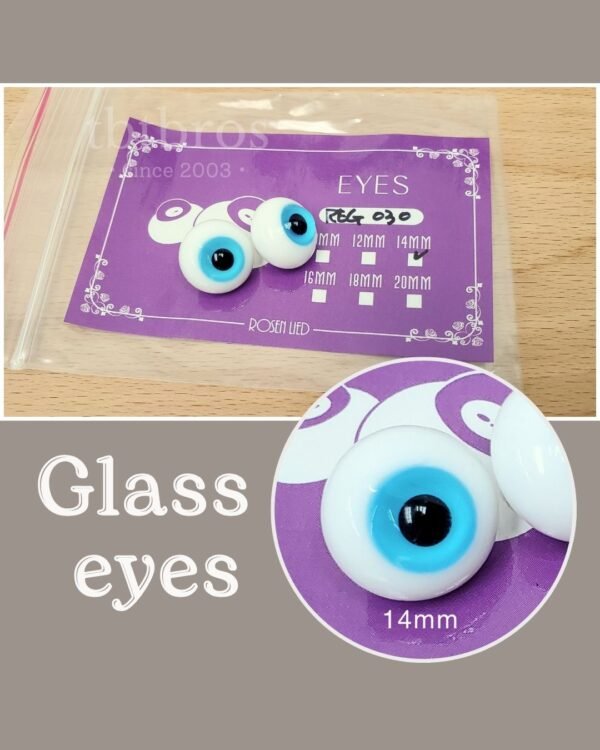 14mm Glass eyes (Rosen Lied #REG030)