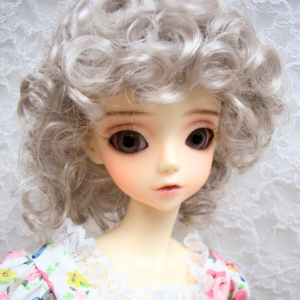 Wig / 9-10 inch / Short Curly (Grey #60)