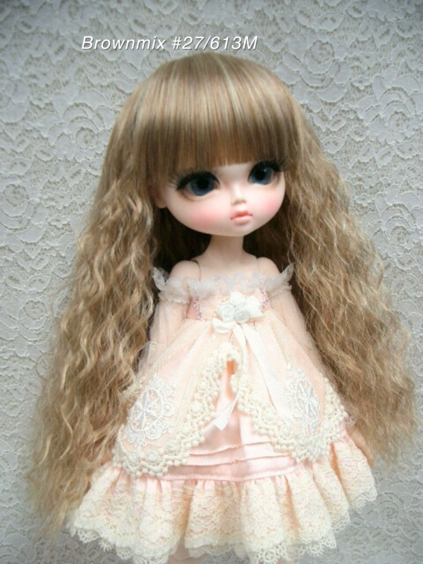 Wig / 11-12 inch / Long Wave (Brownmix #27/613M)