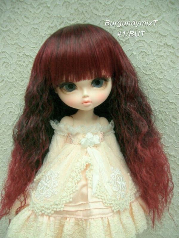 Wig / 11-12 inch / Long Wave (BurgundymixT #1/BUT)