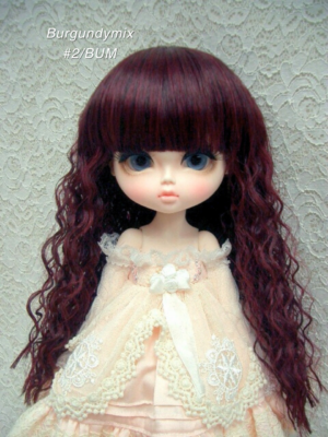 Wig / 11-12 inch / Long Wave (Burgundymix #2/BUM)