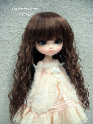 Wig / 11-12 inch / Long Wave (Darkbrownmix #2/28M)
