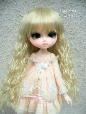 Wig / 11-12 inch / Long Wave (Lightgold #613)