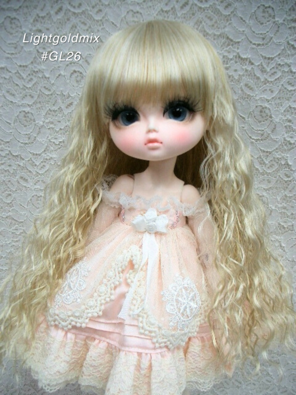 Wig / 11-12 inch / Long Wave (Lightgoldmix #GL26)