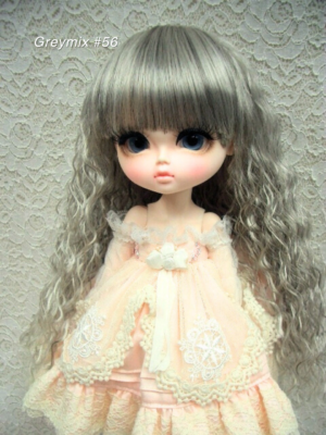 Wig / 11-12 inch / Long Wave (Greymix #56)