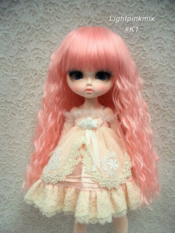 Wig / 11-12 inch / Long Wave (Lightpinkmix #K1)