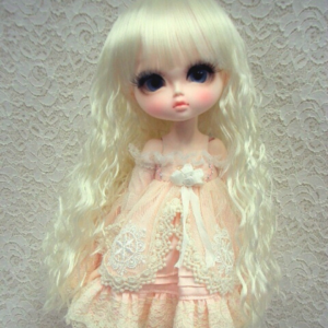 Wig / 11-12 inch / Long Wave (Milkwhite #K19)