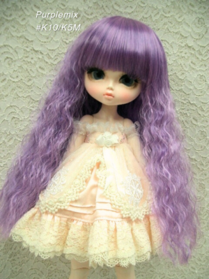 Wig / 11-12 inch / Long Wave (Purplemix #K10/K5M)