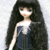 Wig / 9-10 inch / Long Wave (Black #2)
