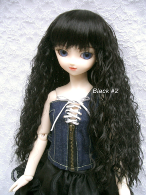 Wig / 9-10 inch / Long Wave (Black #2)