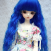 Wig / 9-10 inch / Long Wave (Blue #B050)