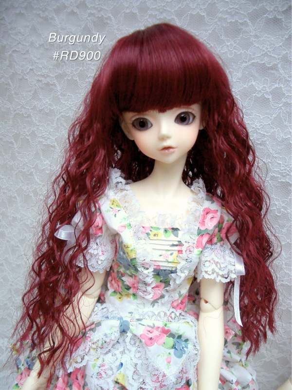 Wig / 9-10 inch / Long Wave (Burgungy #RD900)