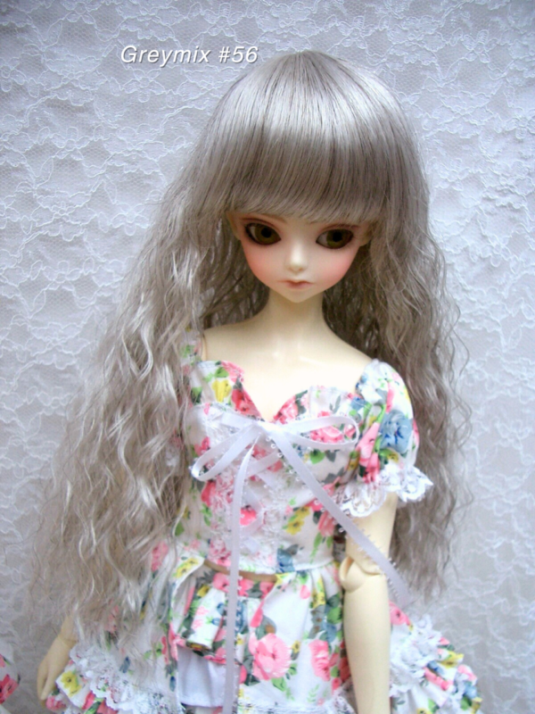Wig / 9-10 inch / Long Wave (Greymix #56)