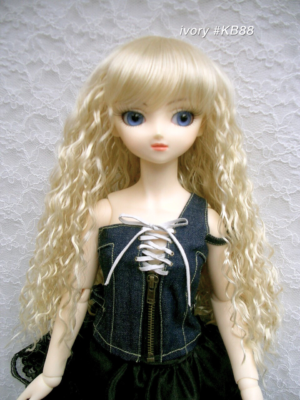 Wig / 9-10 inch / Long Wave (Ivory #KB88)