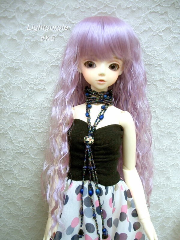 Wig / 9-10 inch / Long Wave (Lightpurple #K5)