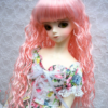 Wig / 9-10 inch / Long Wave (Lightpinkmix #K1)