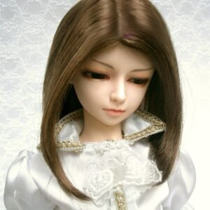 Wig / 9-10 inch / One-length Medium (Darkbrownmix #2/28M)