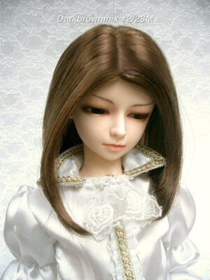 Wig / 9-10 inch / One-length Medium (Darkbrownmix #2/28M)