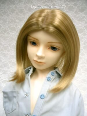 Wig / 9-10 inch / One-length Medium (Lightgoldbrown #25)