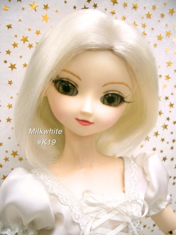 Wig / 9-10 inch / One-length Medium (Milkwhite #K19)