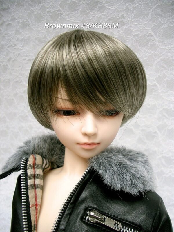 Wig / 9-10 inch / Short Bob (Brownmix #8/KB88M)