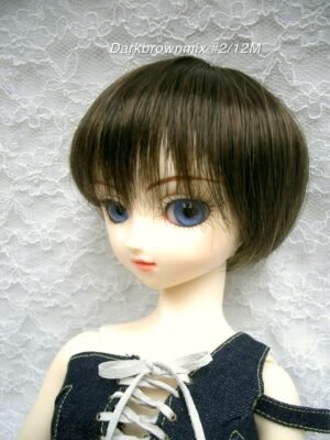 Wig / 9-10 inch / Short Bob (Darkbrownmix #2/12M)