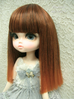 Wig / 11-12 inch / Semi-long Straight (Rustmix #4/145TT)