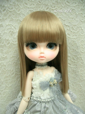 Wig / 11-12 inch / Semi-long Straight (Khaki #24)