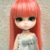 Wig / 11-12 inch / Semi-long Straight (Red-milkwhite #R12/K19HL)