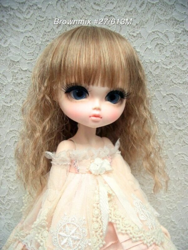 Wig / 11-12 inch / Semi-long Wave (Brownmix #27/613M)