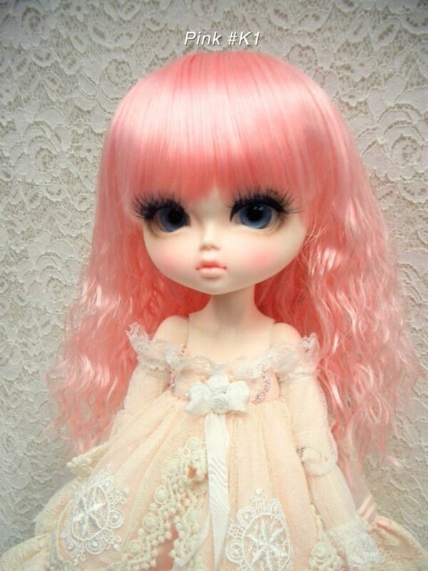 Wig / 11-12 inch / Semi-long Wave (Pink #K1)