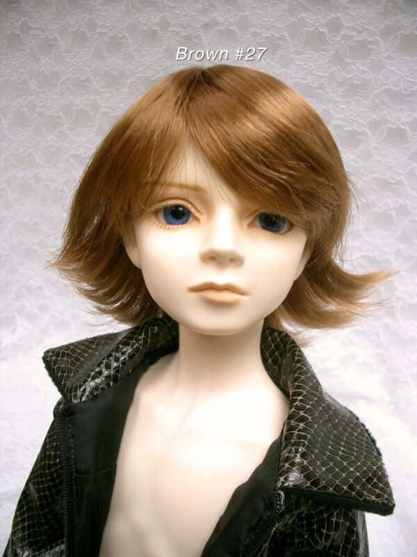 Wig / 9-10 inch / Short Wolf-cut (Brown #27)