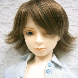 Wig / 9-10 inch / Short Wolf-cut (Darkbrownmix #2/28M)