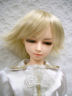 Wig / 9-10 inch / Short Wolf-cut (Ivory #KB88)