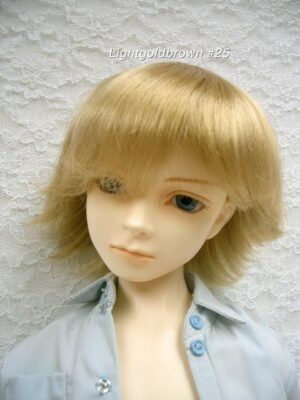 Wig / 9-10 inch / Short Wolf-cut (Lightgoldbrown #25)