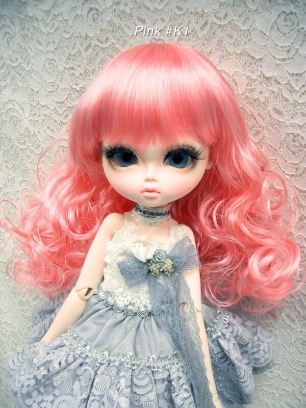 Wig / 11-12 inch / Fluffy Curly (Pink #K1)