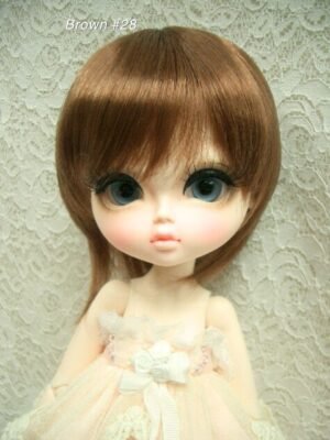 Wig / 11-12 inch / Short Bob with a tail (Brown #28)