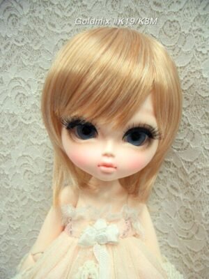 Wig / 11-12 inch / Short Bob with a tail (Goldmix #K19/K8M)