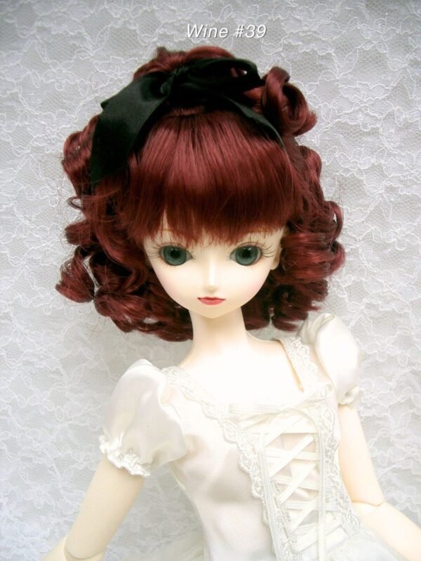 Wig / 9-10 inch / Ribbon Princess Curly (Wine #39)