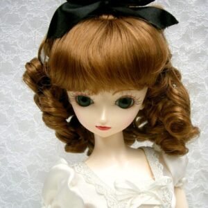 Wig / 9-10 inch / Ribbon Princess Curly (Brown #27)